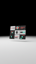 Homepage Interface With Grid Layout